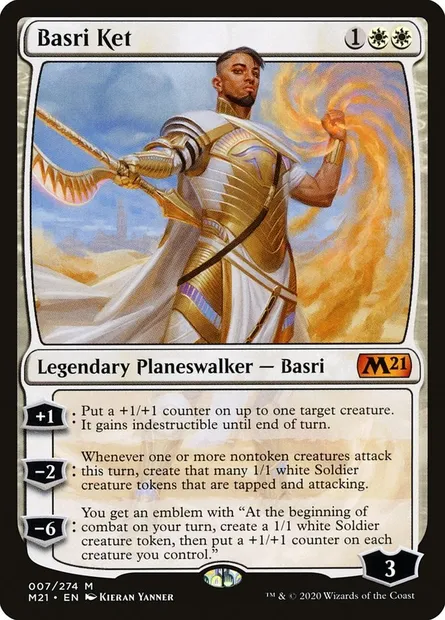 Basri Ket, Magic card M21 7 — Core Set 2021 set