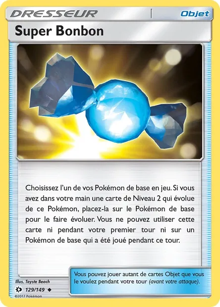 Super Bonbon, carte Pokémon SUM 129 — extension Soleil et Lune