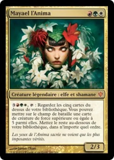 Mayael l'Anima, carte Magic C13 199 — extension Commander 2013