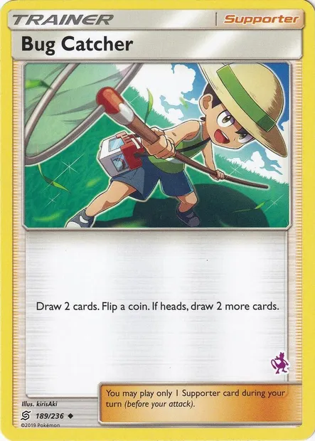 Bug Catcher, Pokémon card BA20 189m — Battle Academy 2020 set