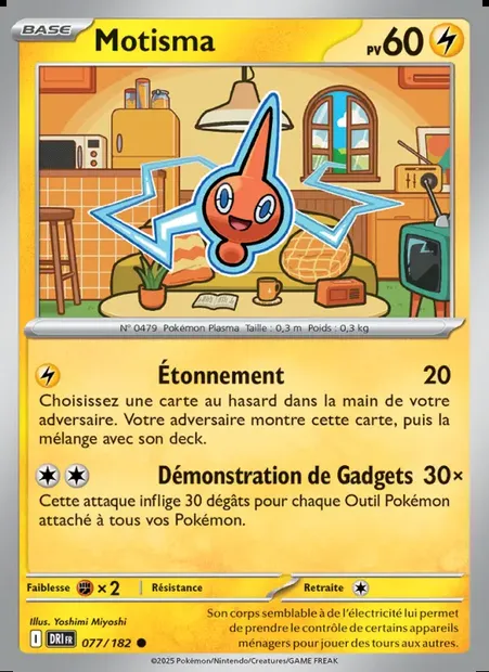 Motisma, carte Pokémon DRI 077 — extension Rivalités Destinées