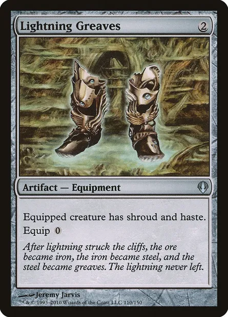 Lightning Greaves, Magic card ARC 110 — Archenemy set