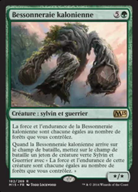 Bessonneraie kalonienne, carte Magic M15 182 — extension Magic 2015
