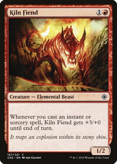 Kiln Fiend, Magic card CN2 167 — Conspiracy: Take the Crown set