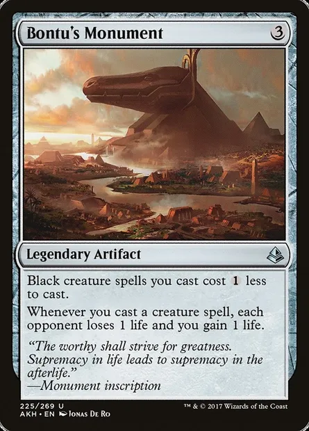 Bontu's Monument, Magic card AKH 225 — Amonkhet set