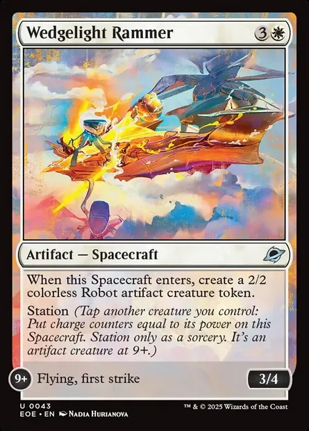 Wedgelight Rammer, Magic card EOE 43 — Edge of Eternities set