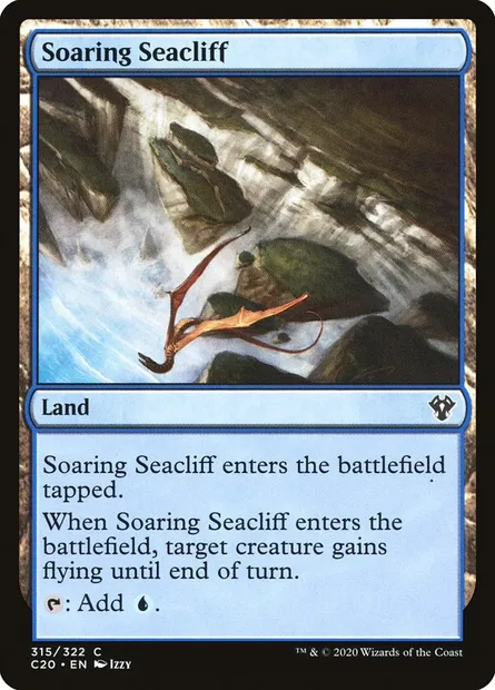 Soaring Seacliff, Magic card C20 315 — Commander 2020 set