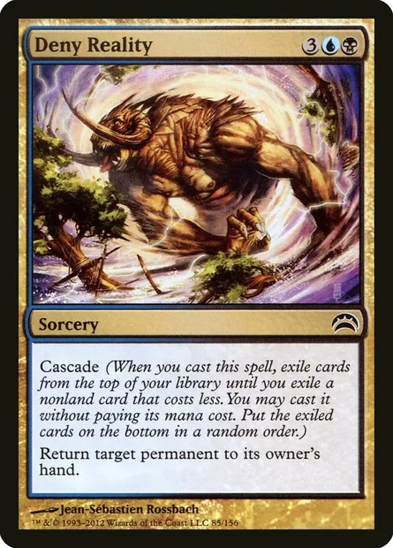 Deny Reality, Magic card PC2 85 — Planechase 2012 set