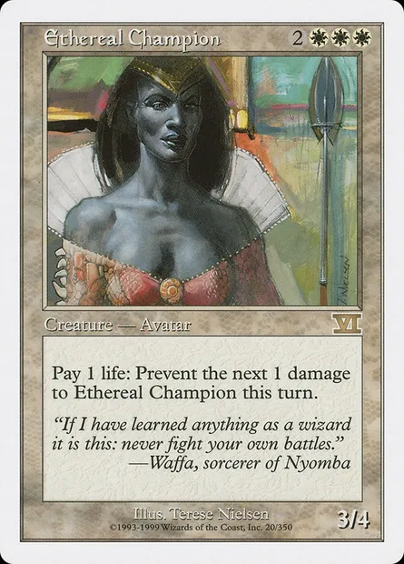 Championne éthérée, carte Magic 6ED 20 — extension Classic Sixth Edition