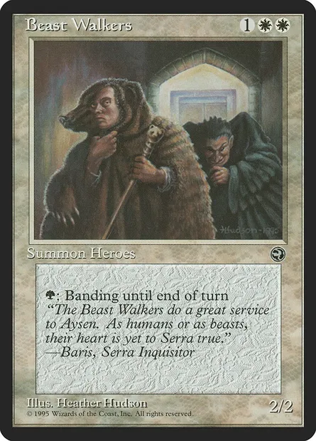 Beast Walkers, Magic card HML 6 — Homelands set