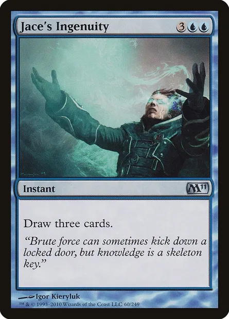 Jace's Ingenuity, Magic card M11 60 — Magic 2011 set