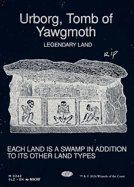 Urborg, Tomb of Yawgmoth, Magic card SLZ 242 — The Zeta Set set