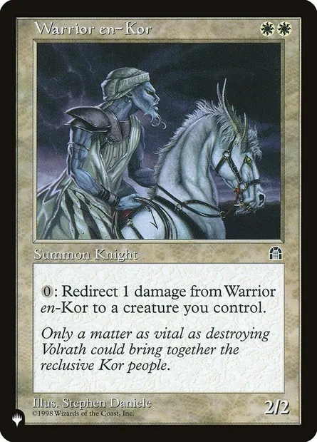 Warrior en-Kor, Magic card PLST STH-23 — The List set
