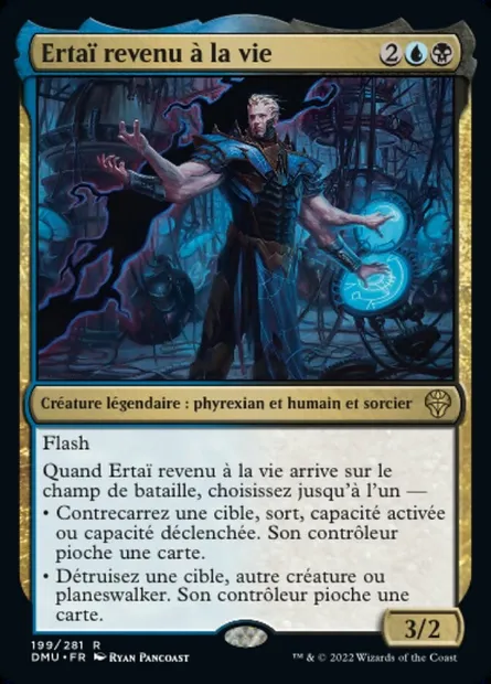 Ertaï revenu à la vie, carte Magic DMU 199 — extension Dominaria Uni