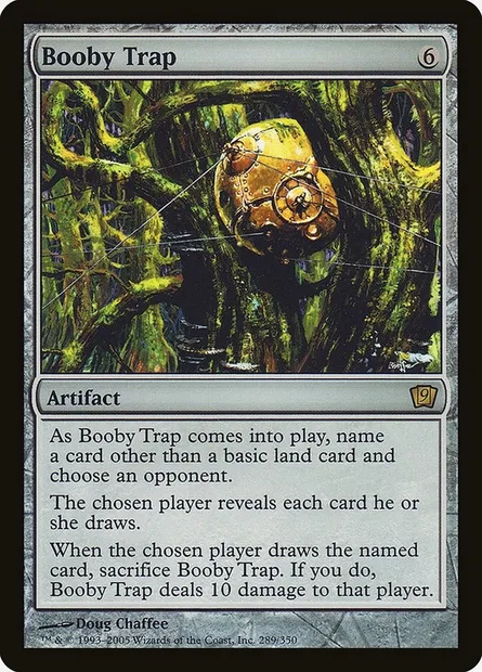 Booby Trap, Magic card 9ED 289★ — Ninth Edition set