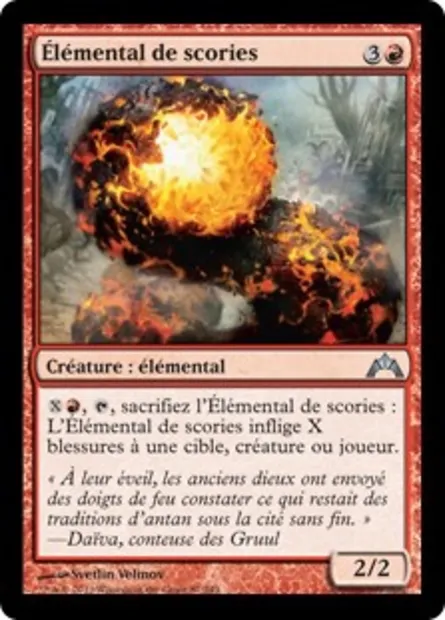 Élémental de scories, carte Magic GTC 87 — extension Insurrection