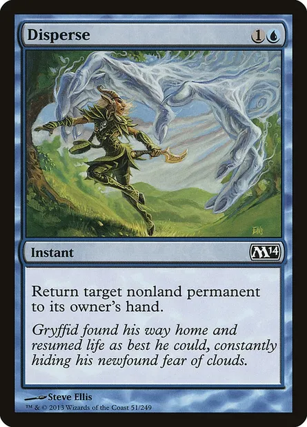 Disperse, Magic card M14 51 — Magic 2014 set
