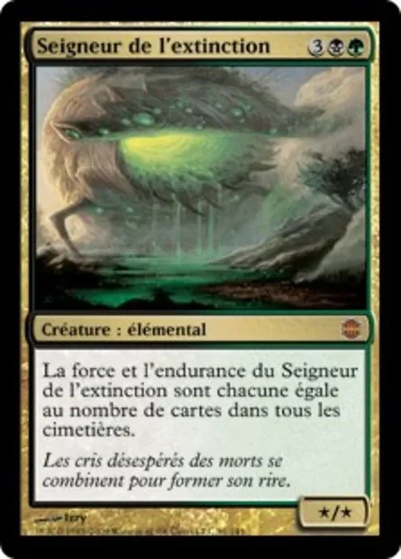 Seigneur de l'extinction, carte Magic ARB 91 — extension La Renaissance d'Alara