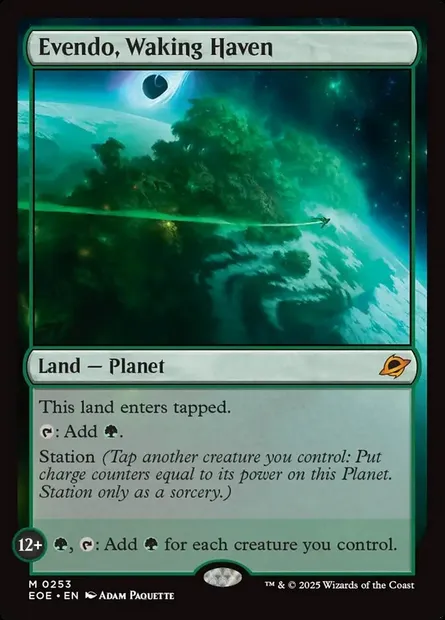 Evendo, Waking Haven, Magic card EOE 253 — Edge of Eternities set