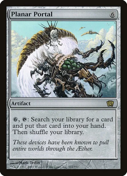 Portail interplan, carte Magic 8ED 311★ — extension Huitième Edition