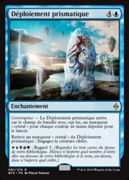 Déploiement prismatique, carte Magic BFZ 81 — extension La bataille de Zendikar