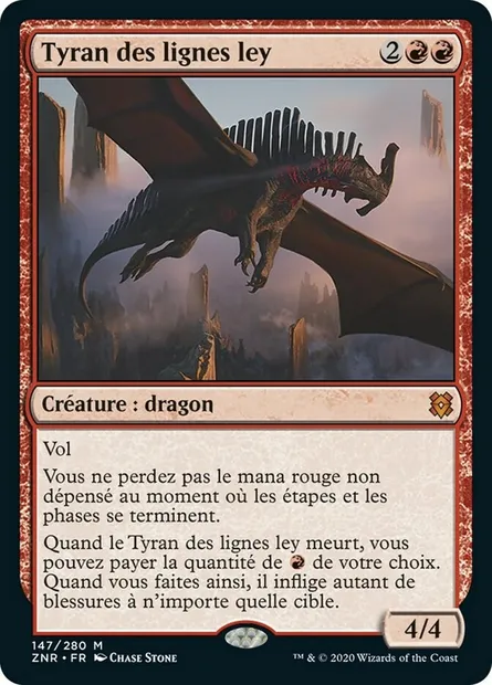 Tyran des lignes ley, carte Magic ZNR 147 — extension Renaissance de Zendikar