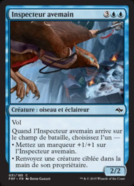 Inspecteur avemain, carte Magic FRF 31 — extension Destin reforgé