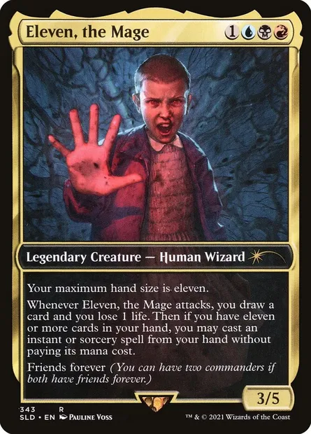 Eleven, the Mage, Magic card SLD 343 — Secret Lair Drop set