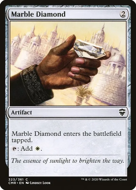 Marble Diamond, Magic card CMR 323 — Commander Legends set