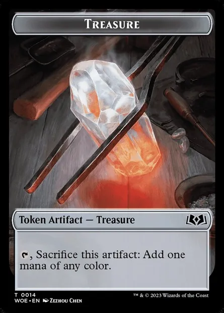 Treasure, Magic card TWOE 14 — Wilds of Eldraine Tokens set