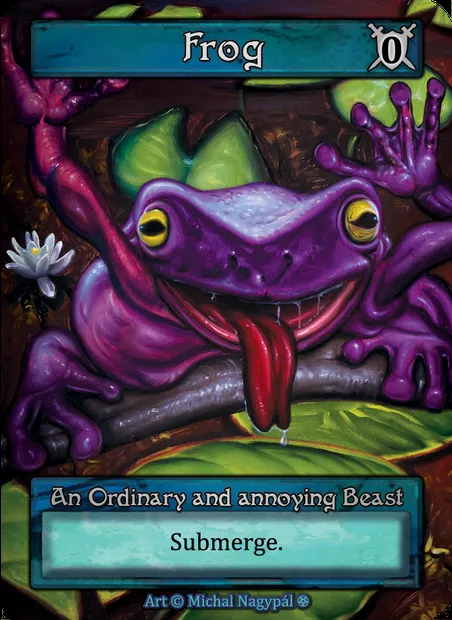 Frog, carte Sorcery GOT 075 — extension Gothic