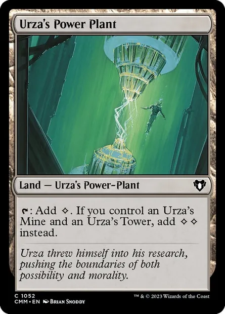 Urza's Power Plant, Magic card CMM 1052 — Commander Masters set