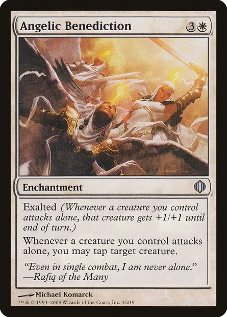 Angelic Benediction, Magic card ALA 3 — Shards of Alara set
