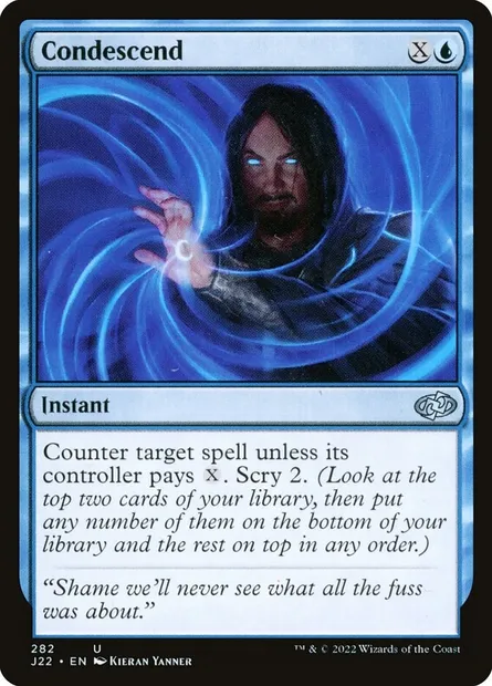 Condescend, Magic card J22 282 — Jumpstart 2022 set