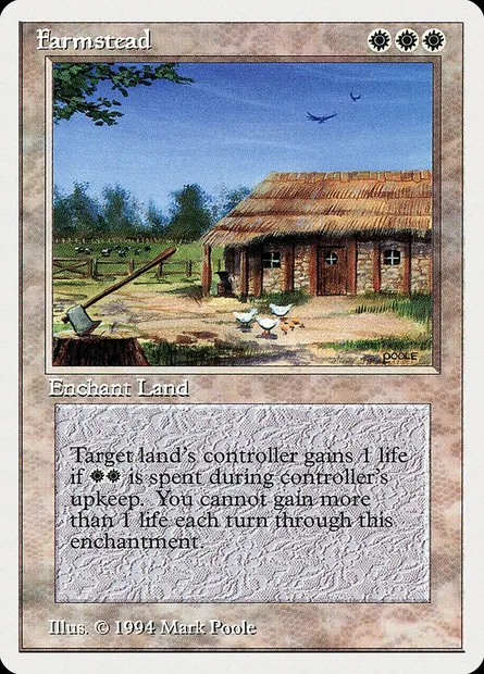 Farmstead, Magic card SUM 19 — Summer Magic / Edgar set