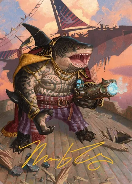 Captain Howler, Sea Scourge // Captain Howler, Sea Scourge, Magic card ADFT 4 — Aetherdrift Art Series set