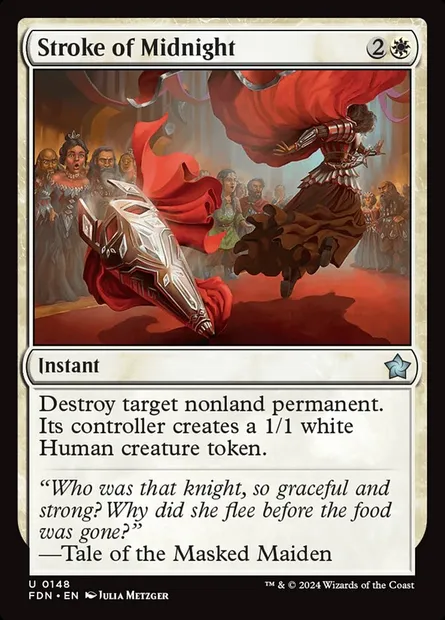Stroke of Midnight, Magic card FDN 148 — Foundations set
