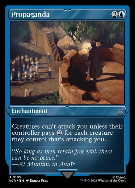 Propaganda, Magic card ACR 195 — Assassin's Creed set