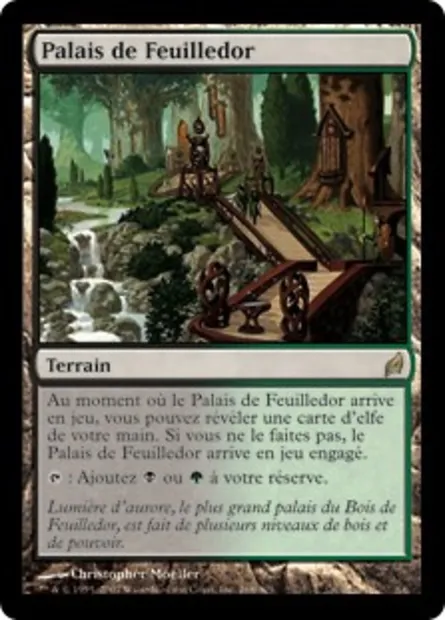 Palais de Feuilledor, carte Magic LRW 268 — extension Lorwyn