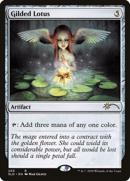 Gilded Lotus, Magic card SLD 205 — Secret Lair Drop set