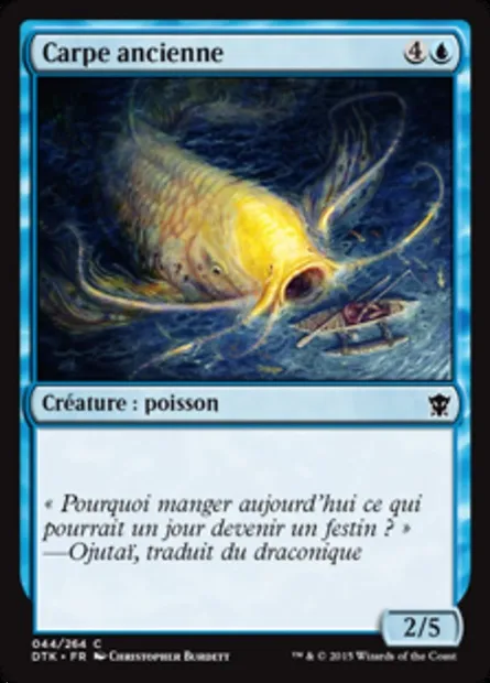 Carpe ancienne, carte Magic DTK 44 — extension Les Dragons de Tarkir