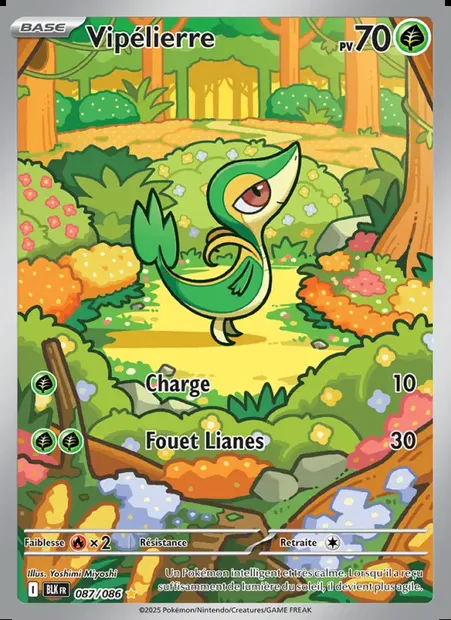 Vipélierre, carte Pokémon BLK 087 — extension Foudre Noire