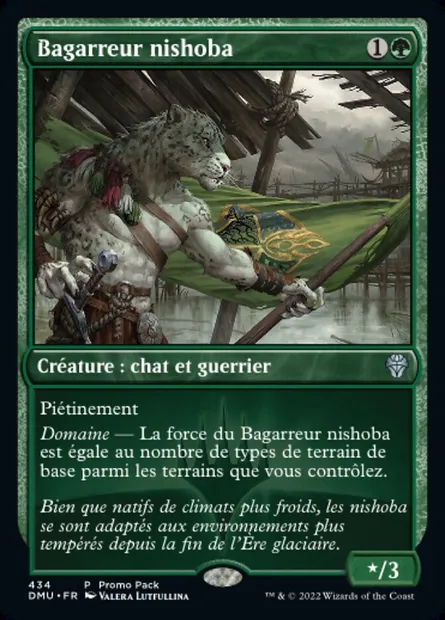 Bagarreur nishoba, carte Magic DMU 434 — extension Dominaria Uni