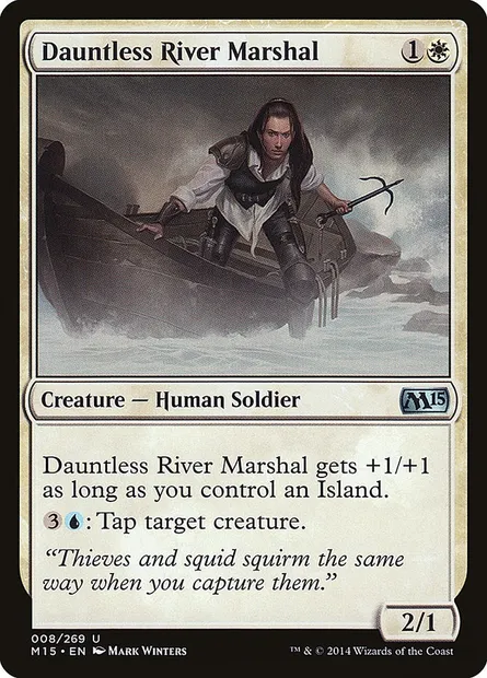 Dauntless River Marshal, Magic card M15 8 — Magic 2015 set