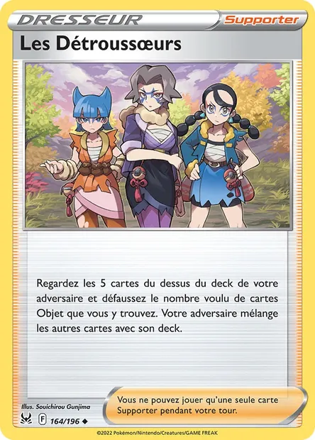 Les Détroussœurs, carte Pokémon LOR 164 — extension Origine Perdue