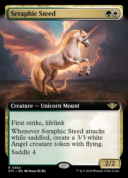 Seraphic Steed, Magic card OTJ 364 — Outlaws of Thunder Junction set