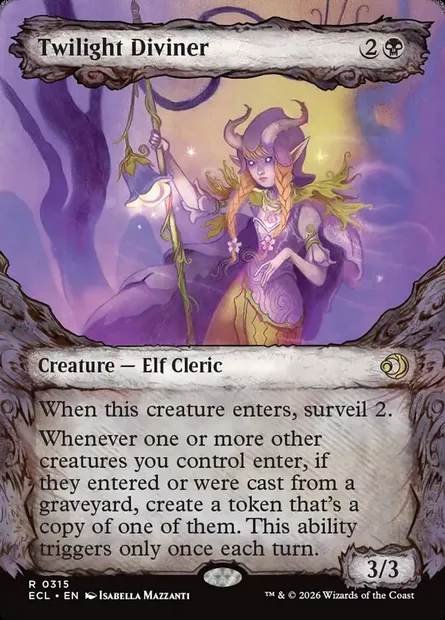 Twilight Diviner, Magic card ECL 315 — Lorwyn Eclipsed set