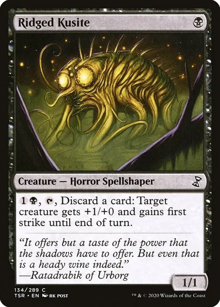 Ridged Kusite, Magic card TSR 134 — Time Spiral Remastered set