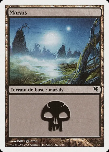 Swamp, Magic card PSAL F57 — Salvat 2005 set