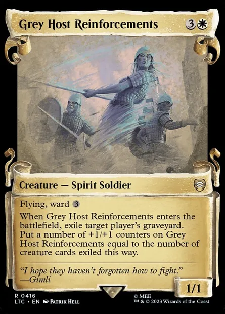 Grey Host Reinforcements, Magic card LTC 416 — Tales of Middle-earth Commander set